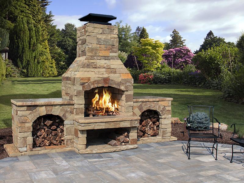 Tulsa Outdoor Fireplace 15